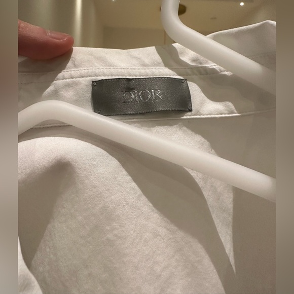 CHRISTIAN DIOR X AIR JORDAN SHORT SLEEVE BUTTON UP WORK SHIRT - Picture 3 of 6